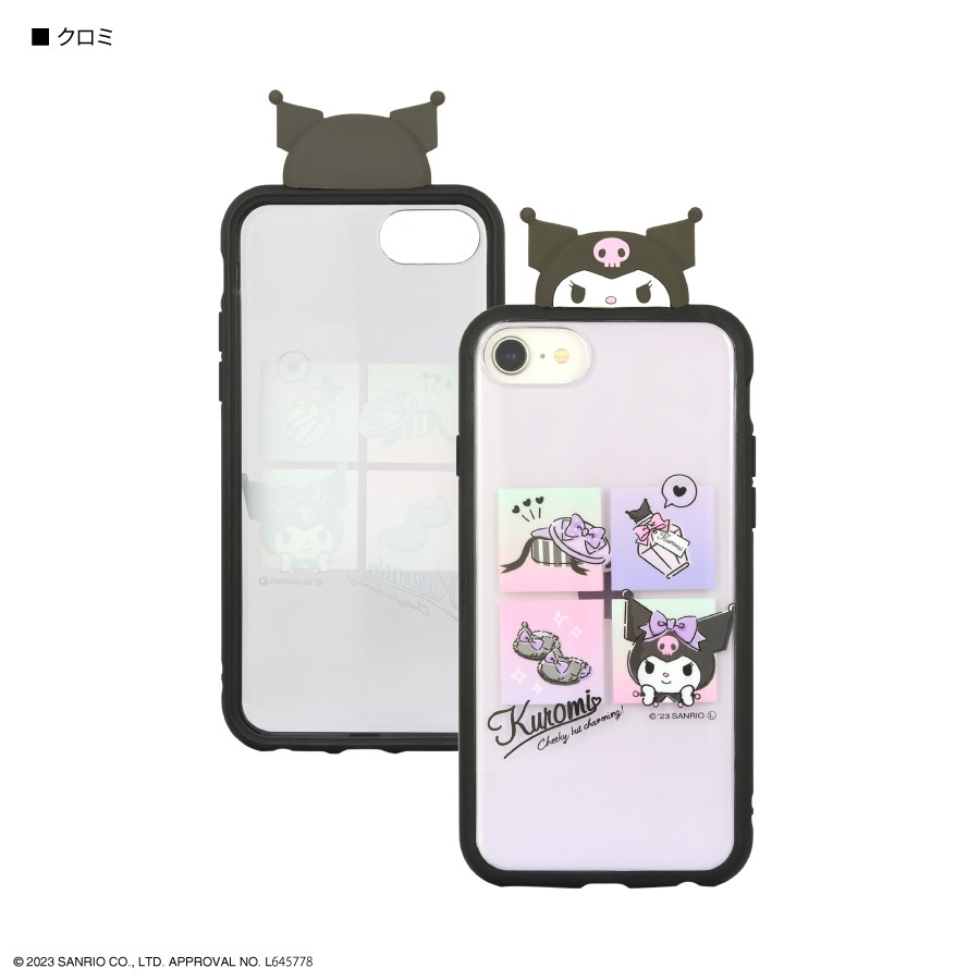 サンリオキャラクターズ フレーム IIIIfit Clear iPhoneSE (第3世代/第2世代) / 8 / 7 / 6s / 6 対応 ケース