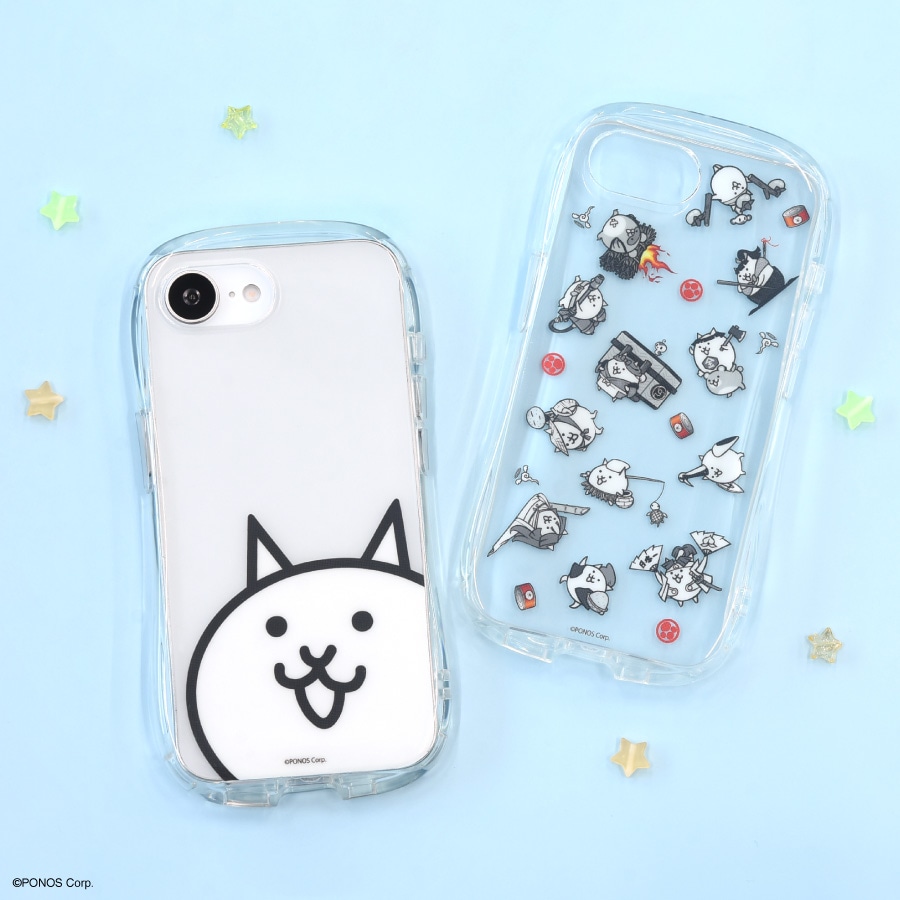 にゃんこ大戦争 iPhone16e 対応 クリスタルクリアケース | 新着
