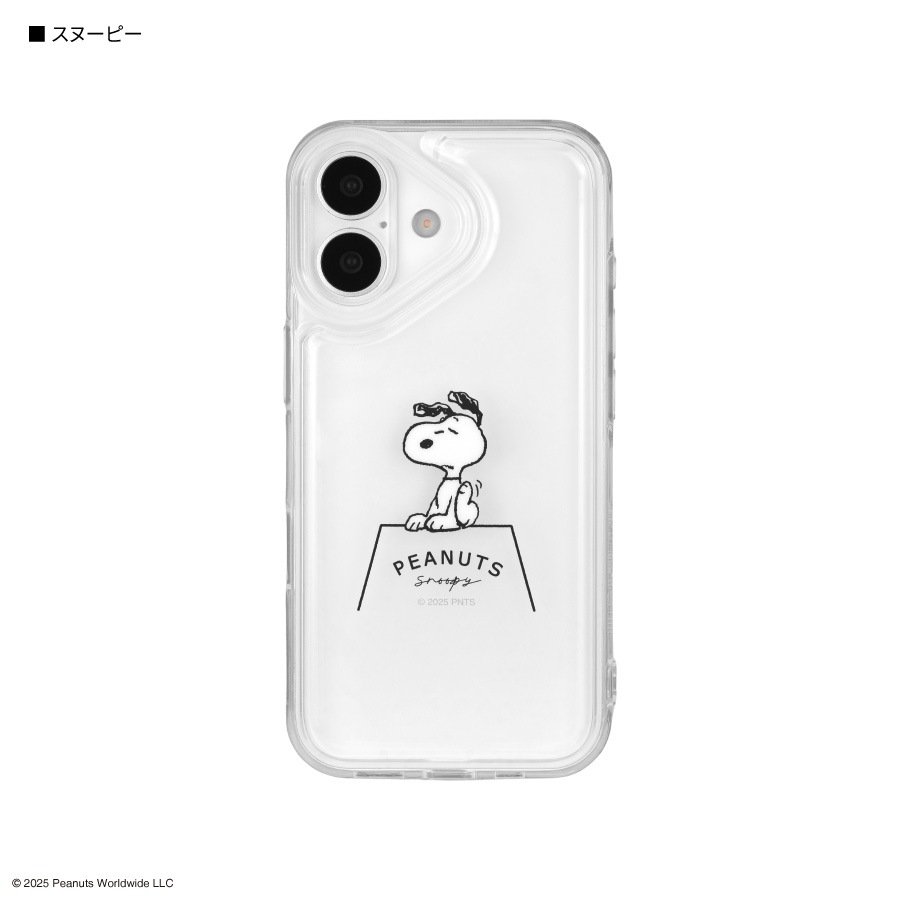 ピーナッツ スヌーピー IIIIfit Clear iPhone17 対応 ケース