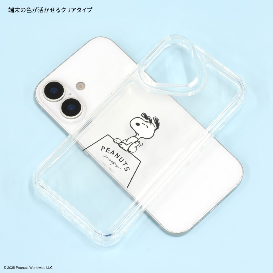 ピーナッツ スヌーピー IIIIfit Clear iPhone17 対応 ケース