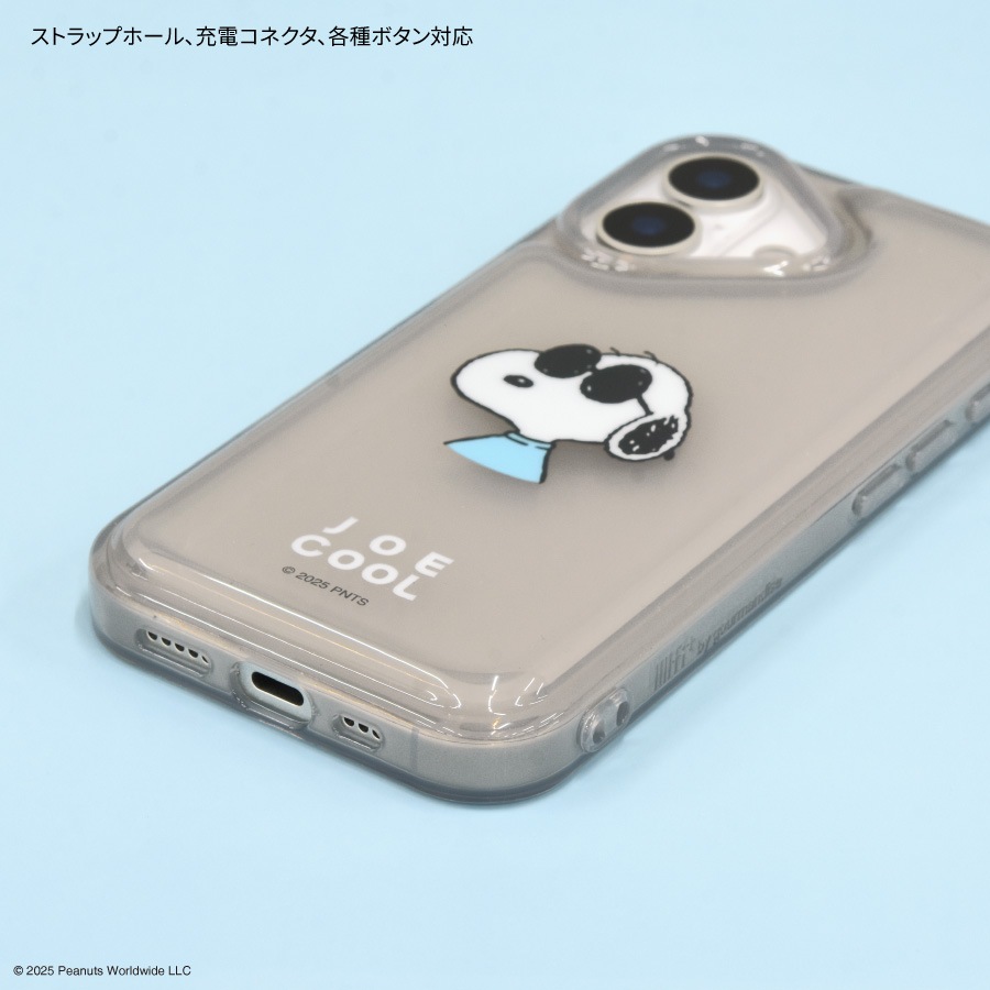 ピーナッツ スヌーピー IIIIfit Clear iPhone17 対応 ケース
