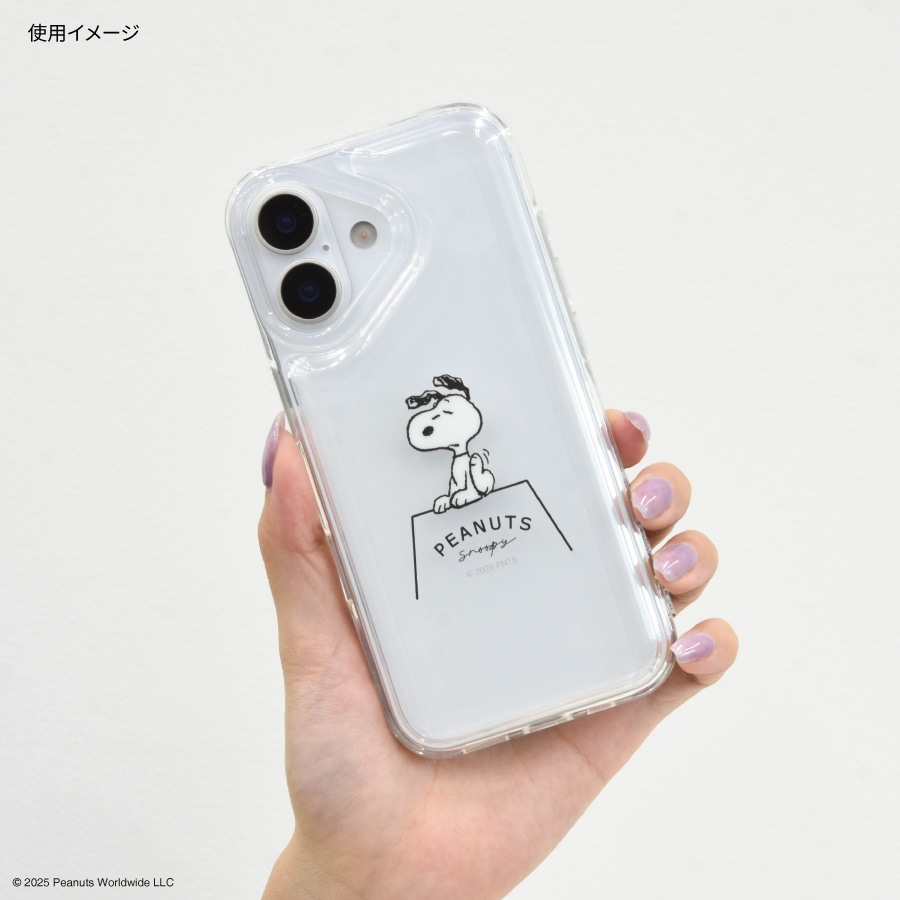 ピーナッツ スヌーピー IIIIfit Clear iPhone17 対応 ケース