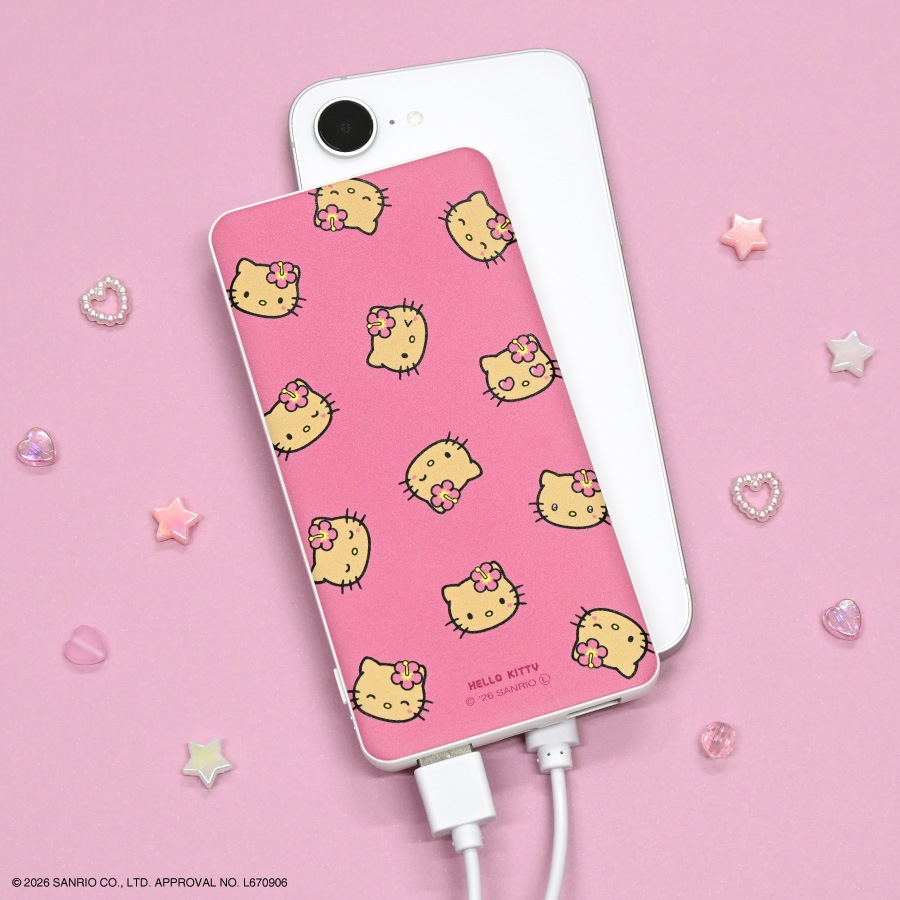 サンリオキャラクターズ USB / USB Type-C 4000mAh リチウムイオンポリマー充電器 2.1A