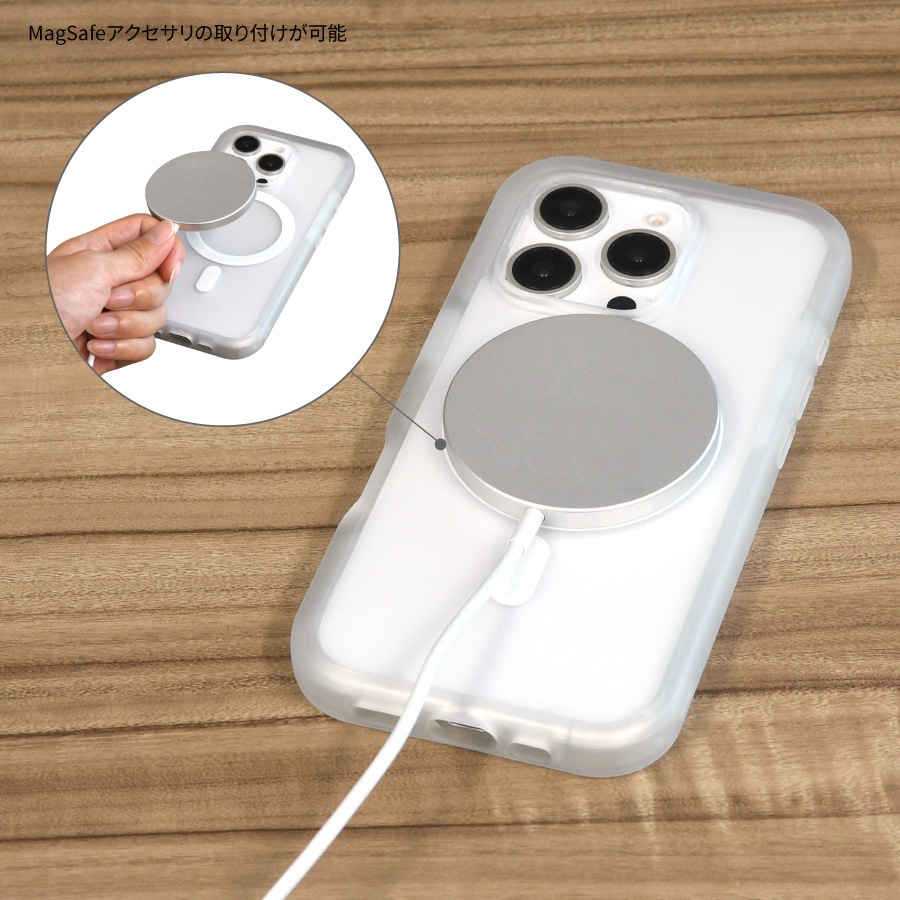 ディズニーキャラクター ／ iPhone16 Pro MagSafe 対応 プランプフレームケース