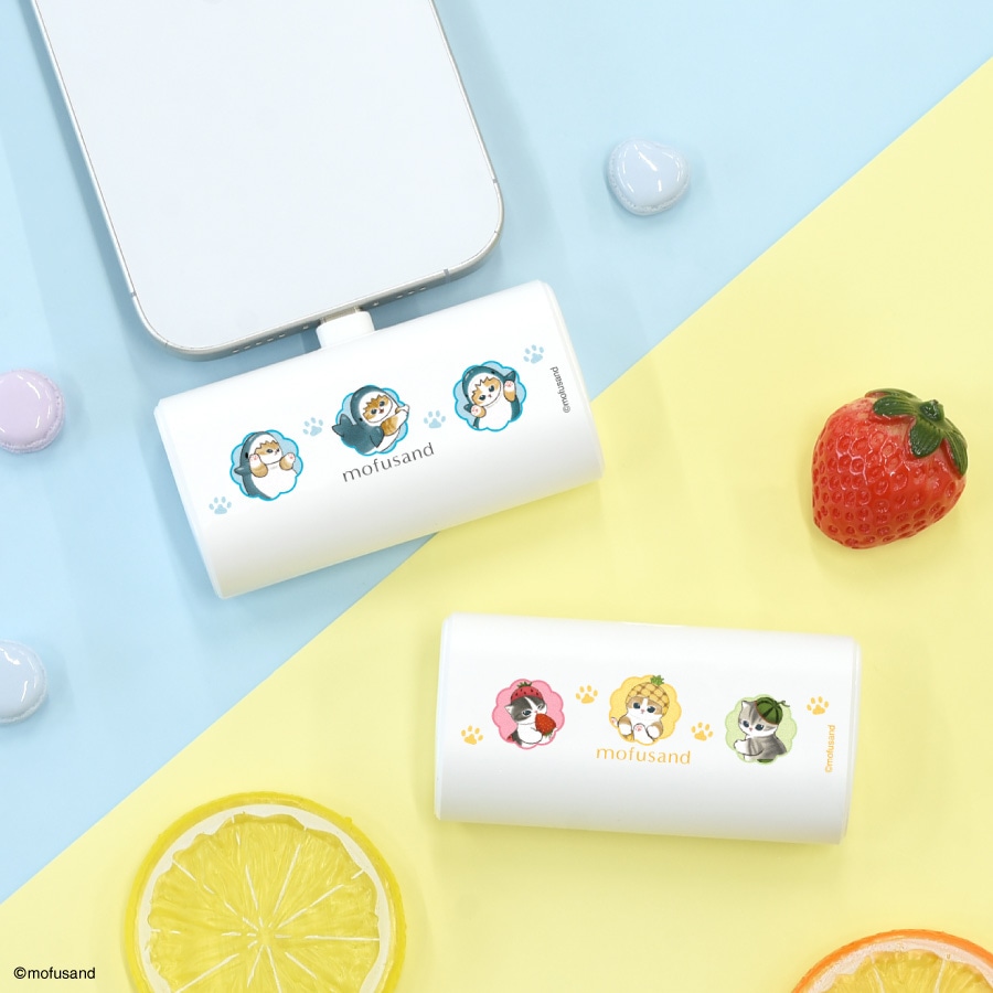 mofusand Type-C コネクタ付き リチウムイオン充電器 4000mAh