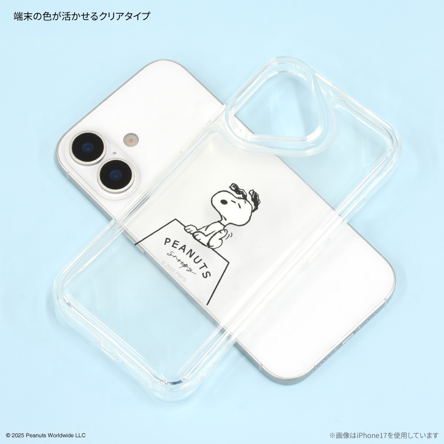 ピーナッツ スヌーピー IIIIfit Clear iPhone17 Pro 対応 ケース