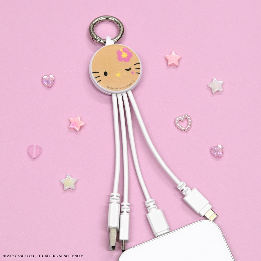 サンリオキャラクターズ マルチ充電ケーブル