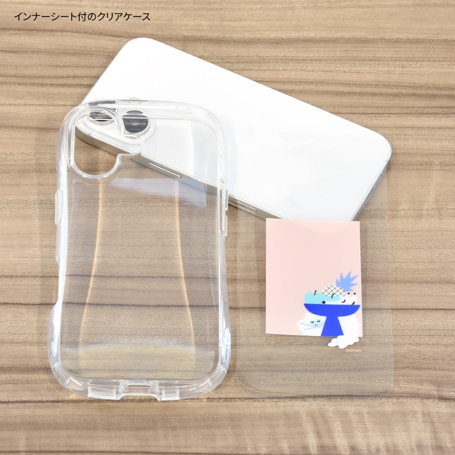 umao iPhone16 対応 クリスタルクリアケース