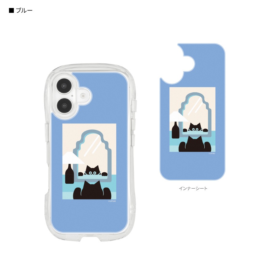umao iPhone16 対応 クリスタルクリアケース