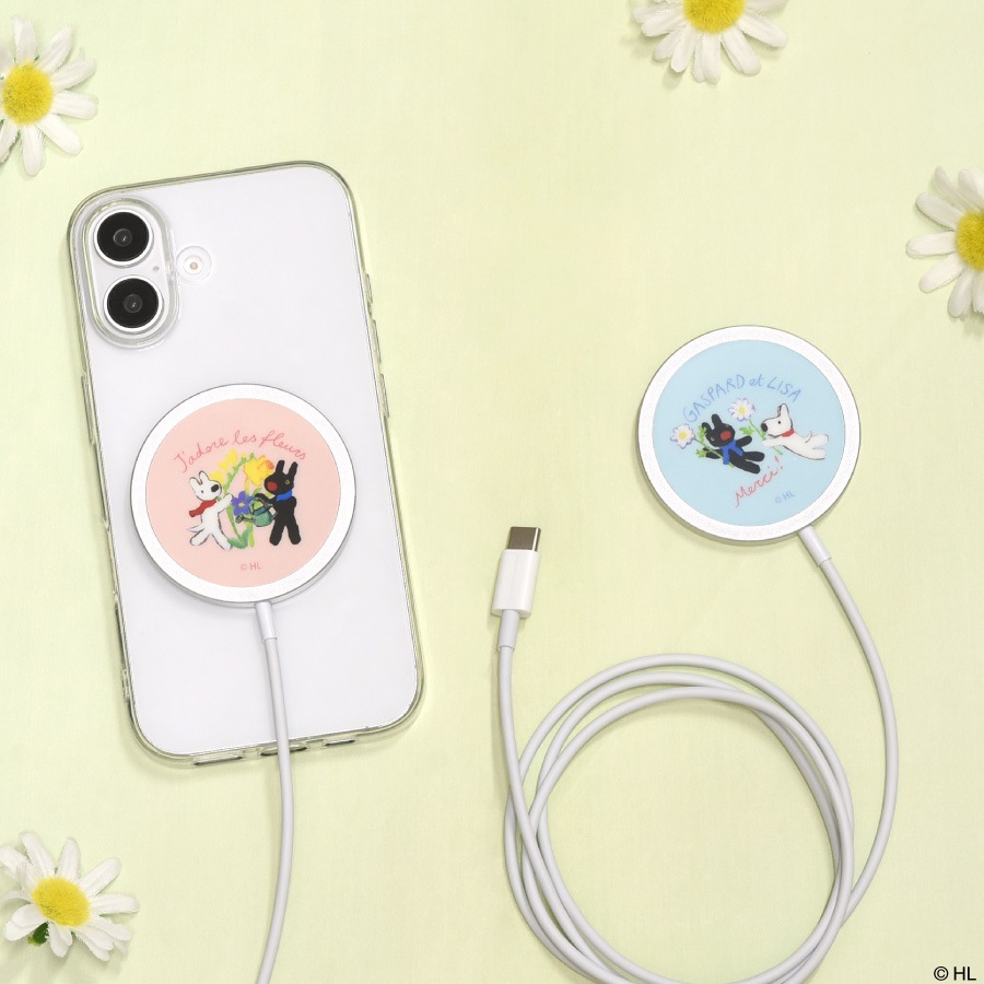 リサとガスパール MagSafe 対応 ワイヤレスチャージャー