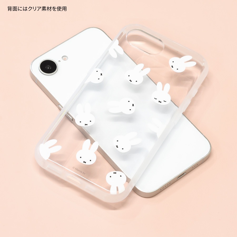 ミッフィー IIIIfit Clear iPhone16e 対応 ケース