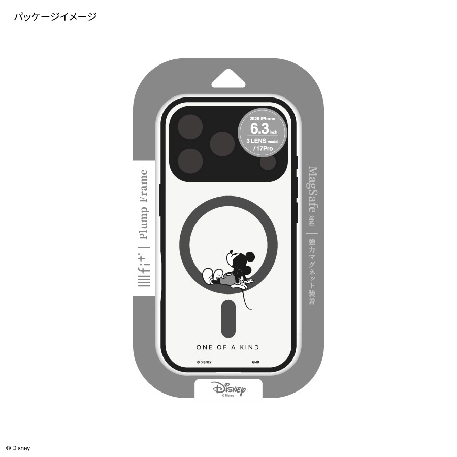 ディズニーキャラクター ／ IIIIfit プランプフレーム iPhone18 Pro / 17 Pro MagSafe 対応 ケース 