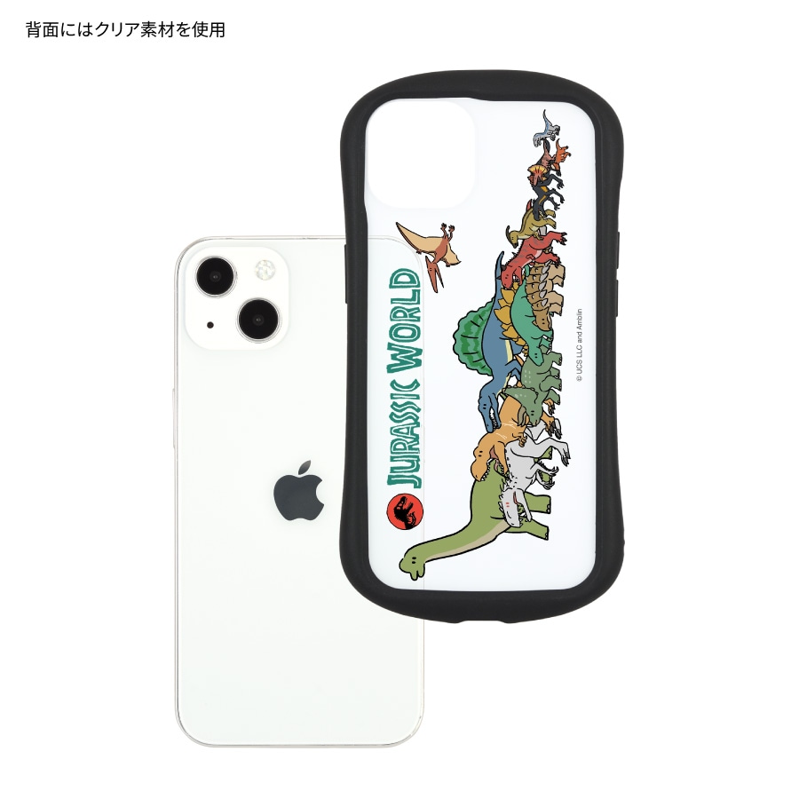 ジュラシック・ワールド iPhone13対応ハイブリッドクリアケース