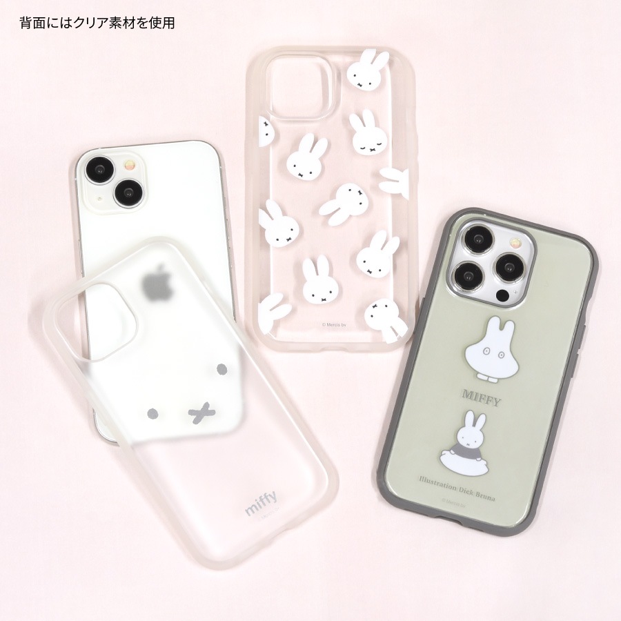 iPhone15本体　まいまい ミッフィー IIIIfit Clear iPhone15 Pro 対応 ケース | ま行