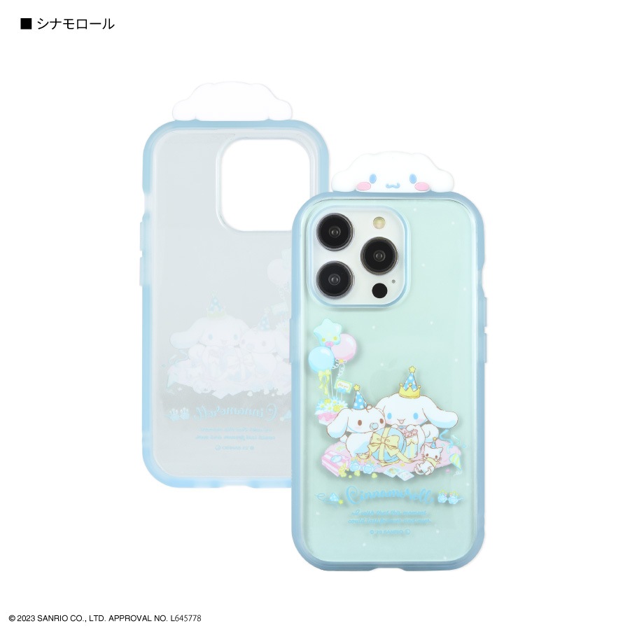 サンリオキャラクターズ フレーム IIIIfit Clear iPhone15 Pro 対応 ケース
