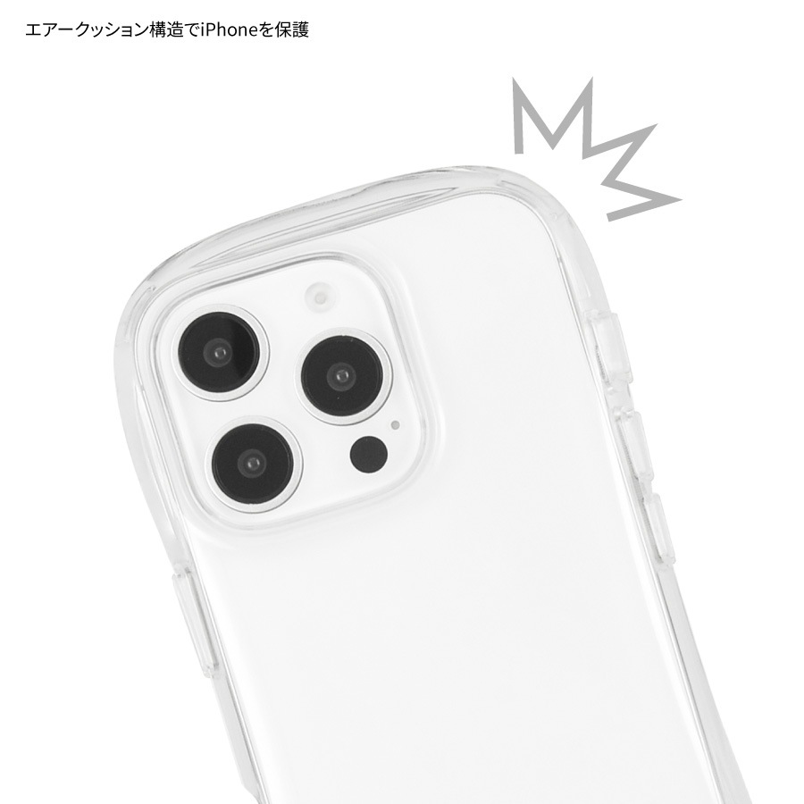 umao iPhone16 Pro 対応 クリスタルクリアケース