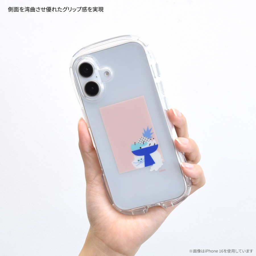 umao iPhone16 Pro 対応 クリスタルクリアケース
