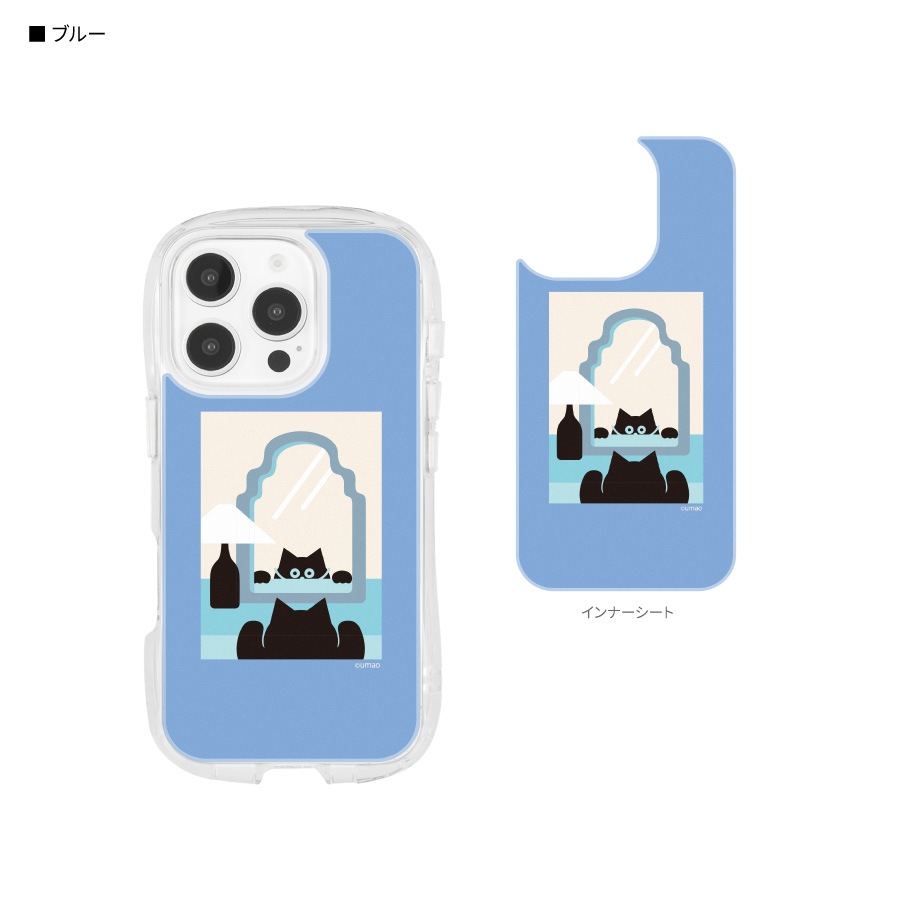 umao iPhone16 Pro 対応 クリスタルクリアケース