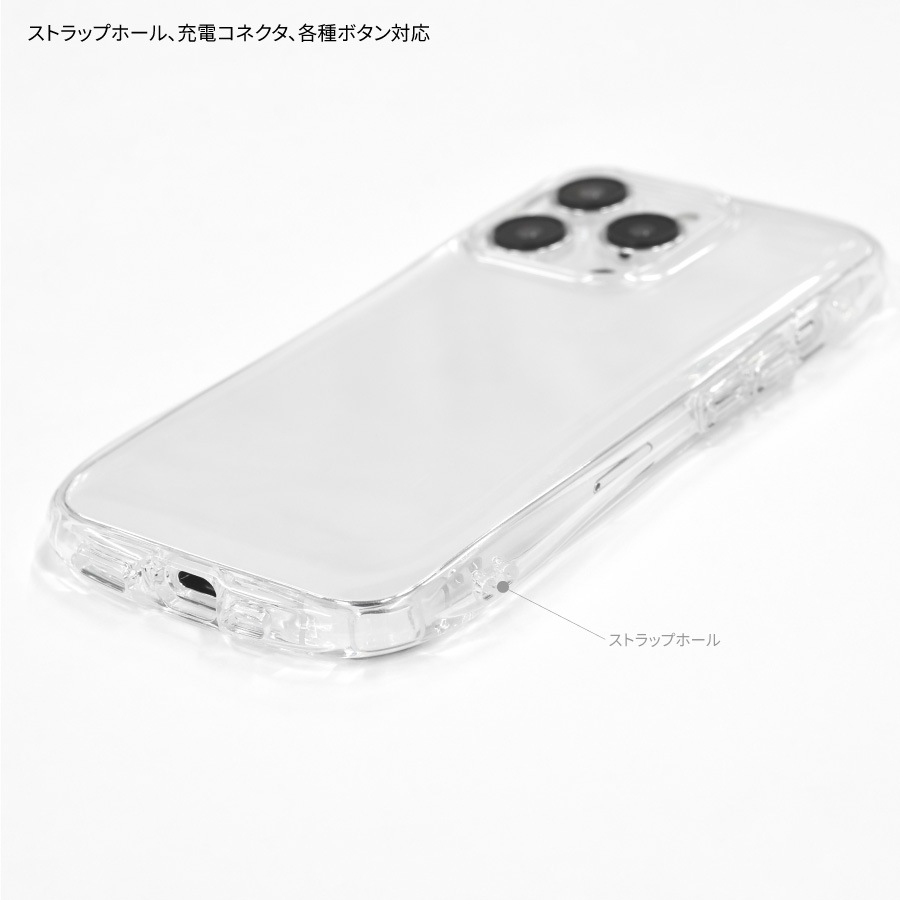 iPhone 15 Pro 対応 クリスタルクリアケース