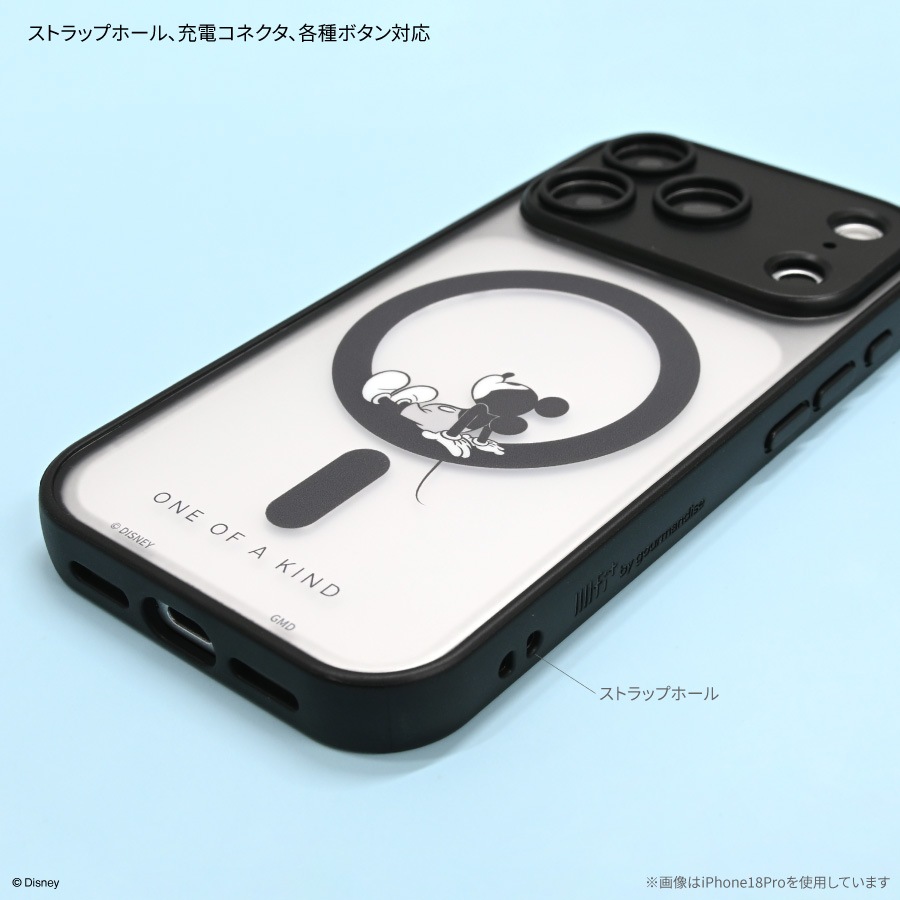 ディズニーキャラクター ／ IIIIfit プランプフレーム iPhone18 Pro Max / 17 Pro Max MagSafe 対応 ケース 