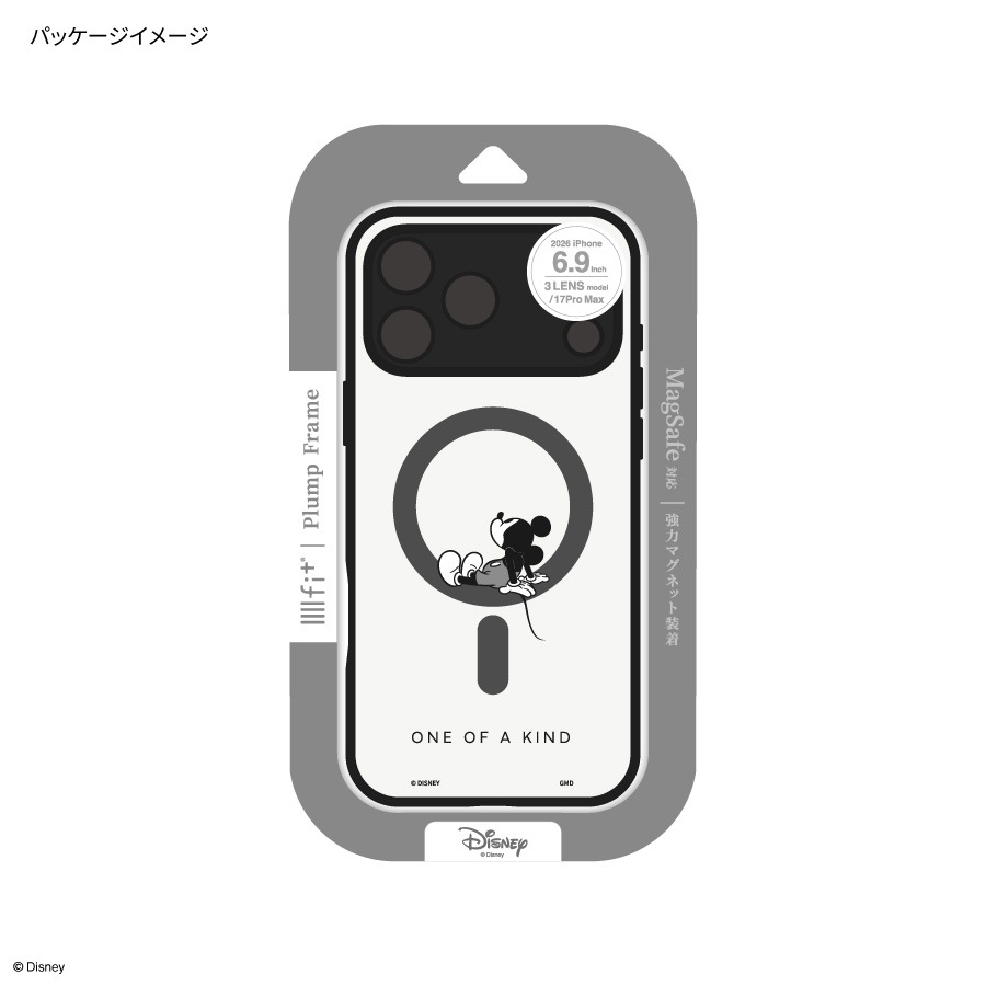 ディズニーキャラクター ／ IIIIfit プランプフレーム iPhone18 Pro Max / 17 Pro Max MagSafe 対応 ケース 