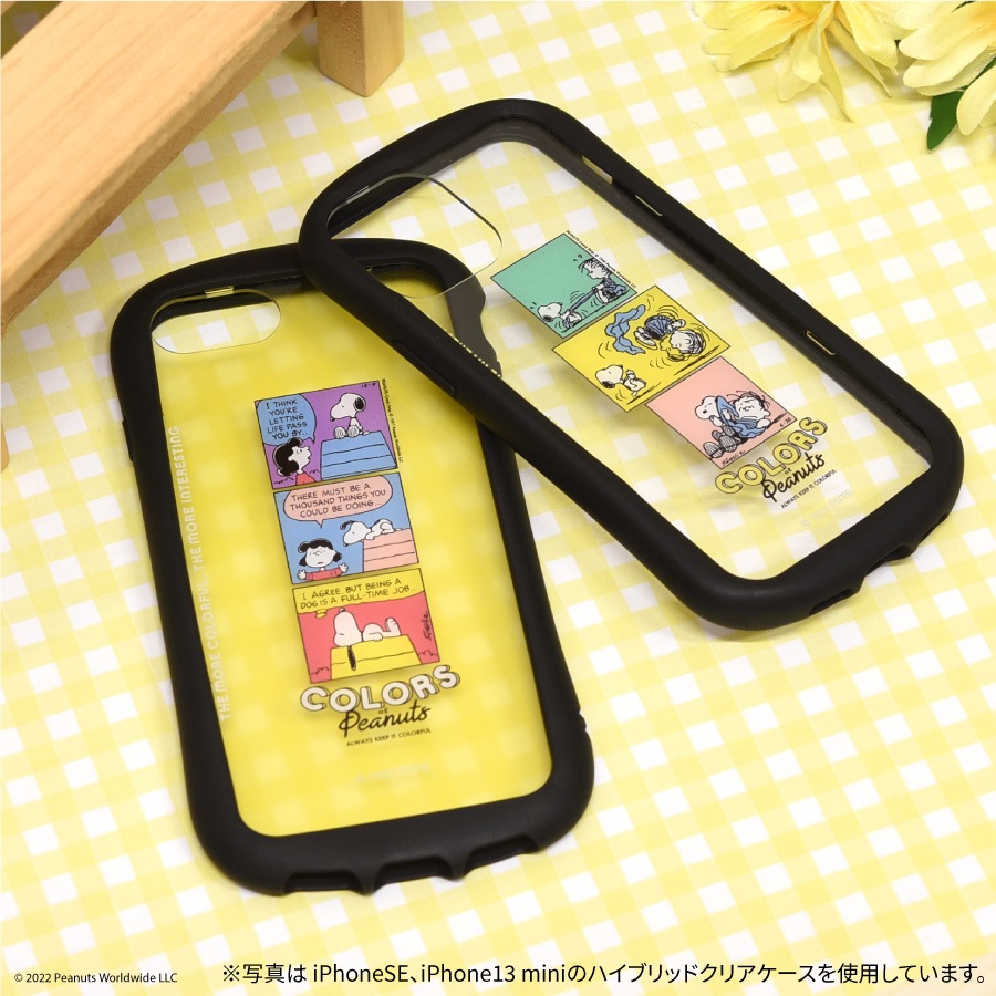 ピーナッツ　iPhone13 Pro対応 ハイブリッドクリアケース
