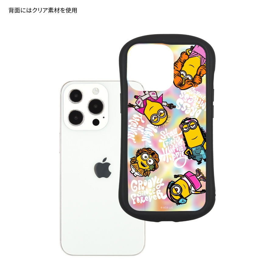『ミニオンズ フィーバー』シリーズ iPhone13 Pro対応 ハイブリッドクリアケース