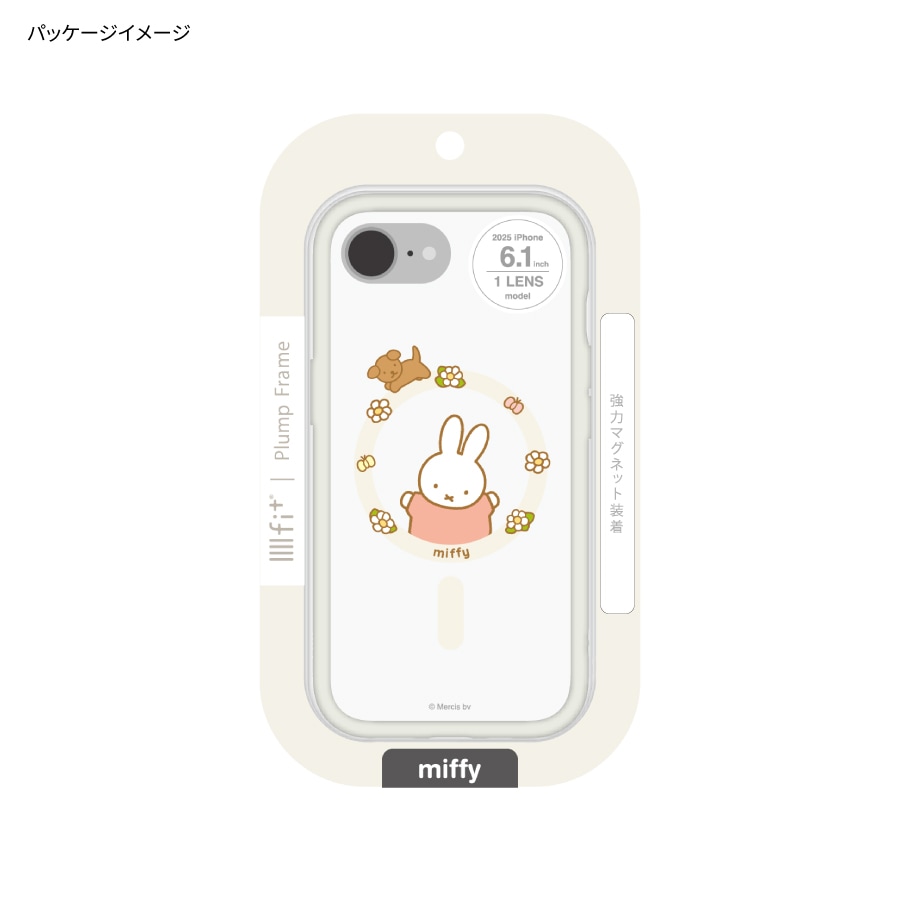 ミッフィー IIIIfit プランプフレーム iPhone16e 対応 ケース