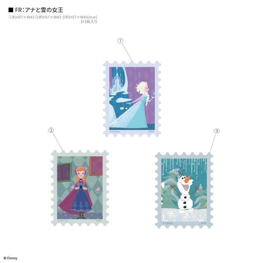 ディズニーキャラクター、ピクサーキャラクター ／ モバイルステッカー