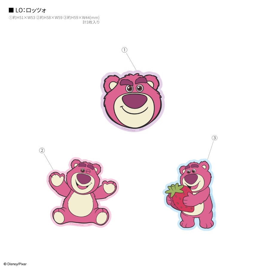 ディズニーキャラクター、ピクサーキャラクター ／ モバイルステッカー