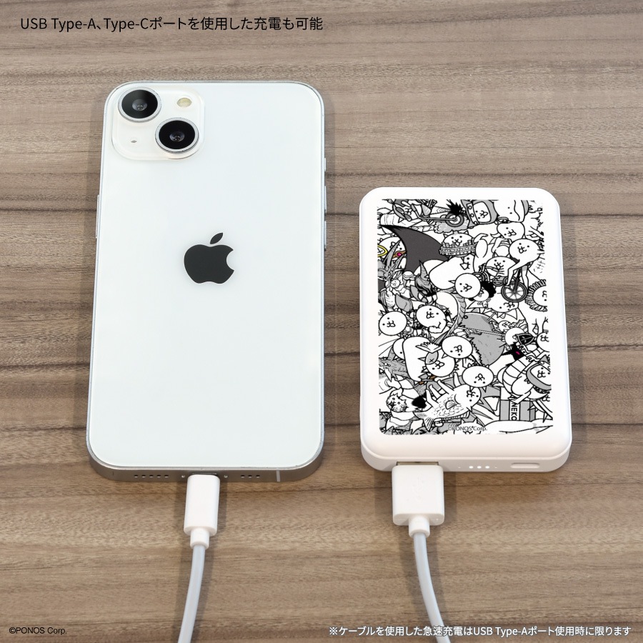 にゃんこ大戦争 MagSafe 対応 ワイヤレス リチウム充電器 5000mAh