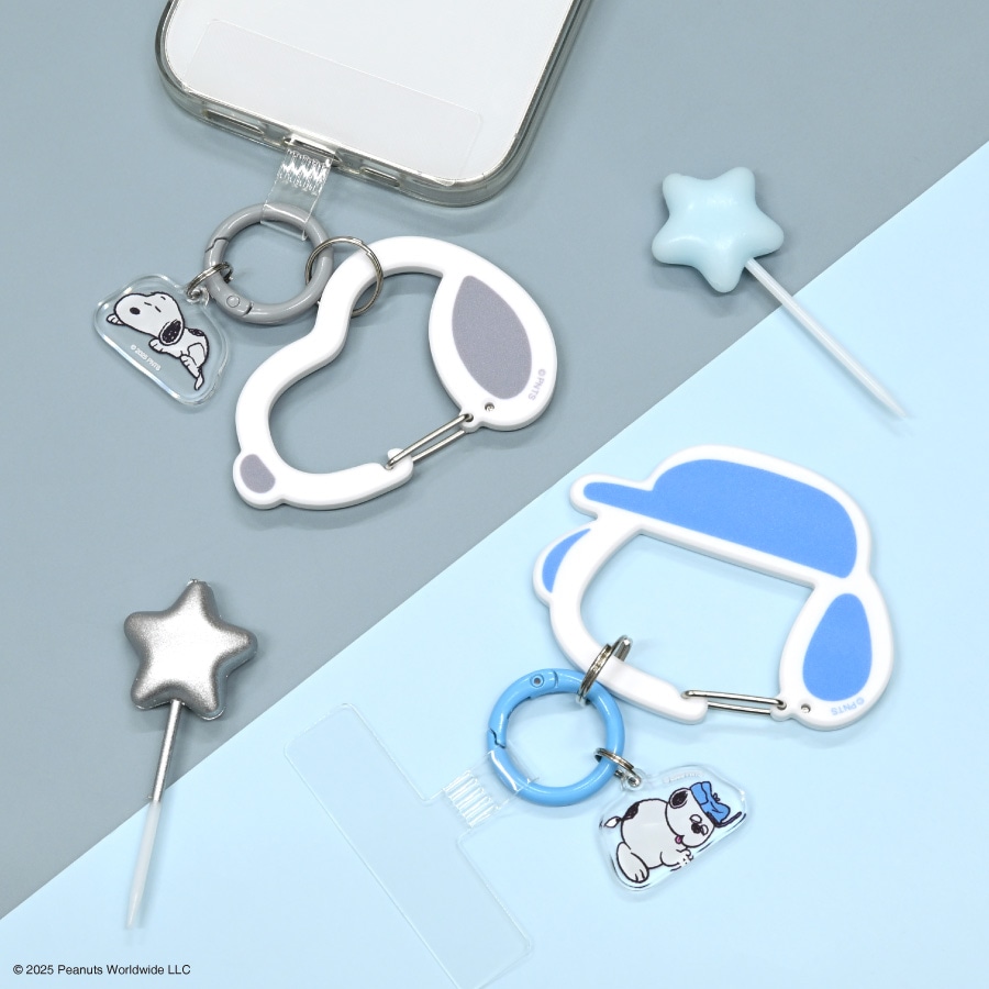ピーナッツ スヌーピー マルチリングプラス カラビナ付き
