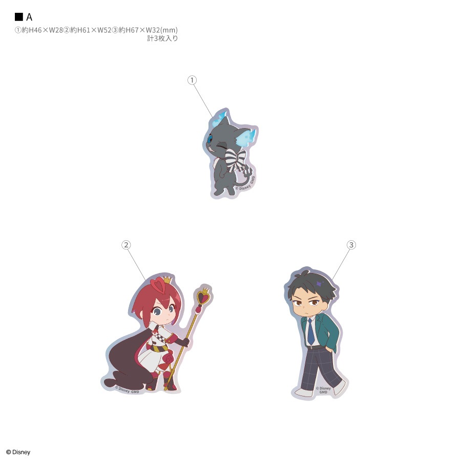 ディズニー ツイステッドワンダーランド モバイルステッカー