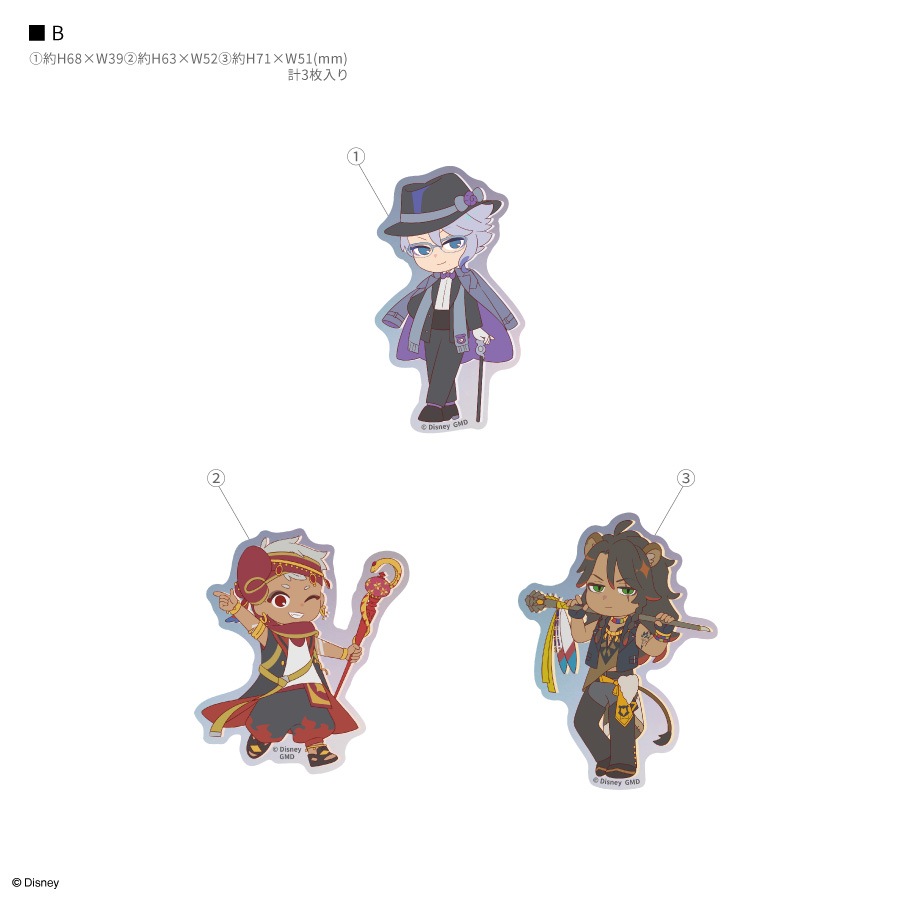 ディズニー ツイステッドワンダーランド モバイルステッカー