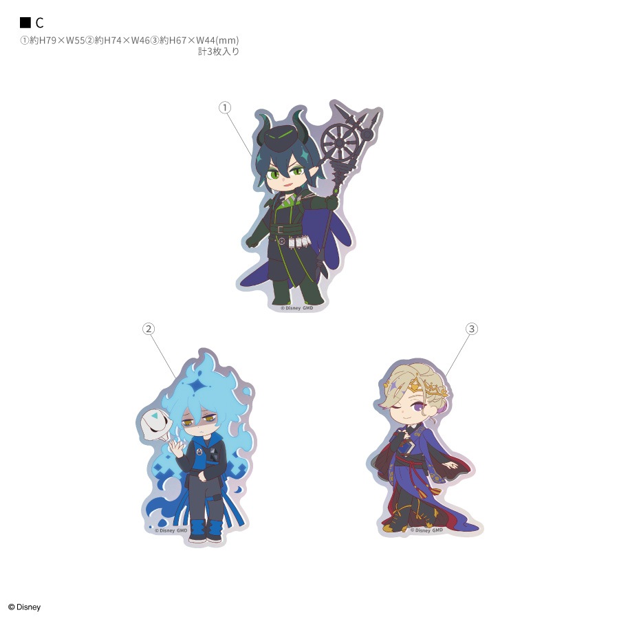 ディズニー ツイステッドワンダーランド モバイルステッカー