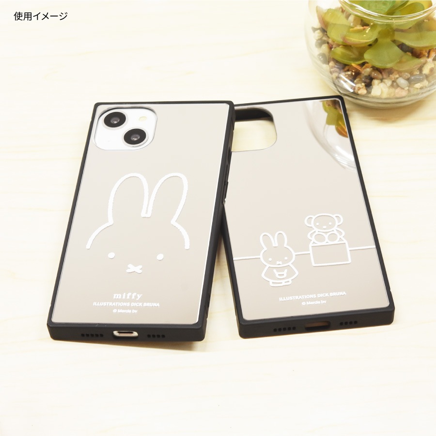 ミッフィー iPhone13対応 スクエアミラーケース | 新着アイテム