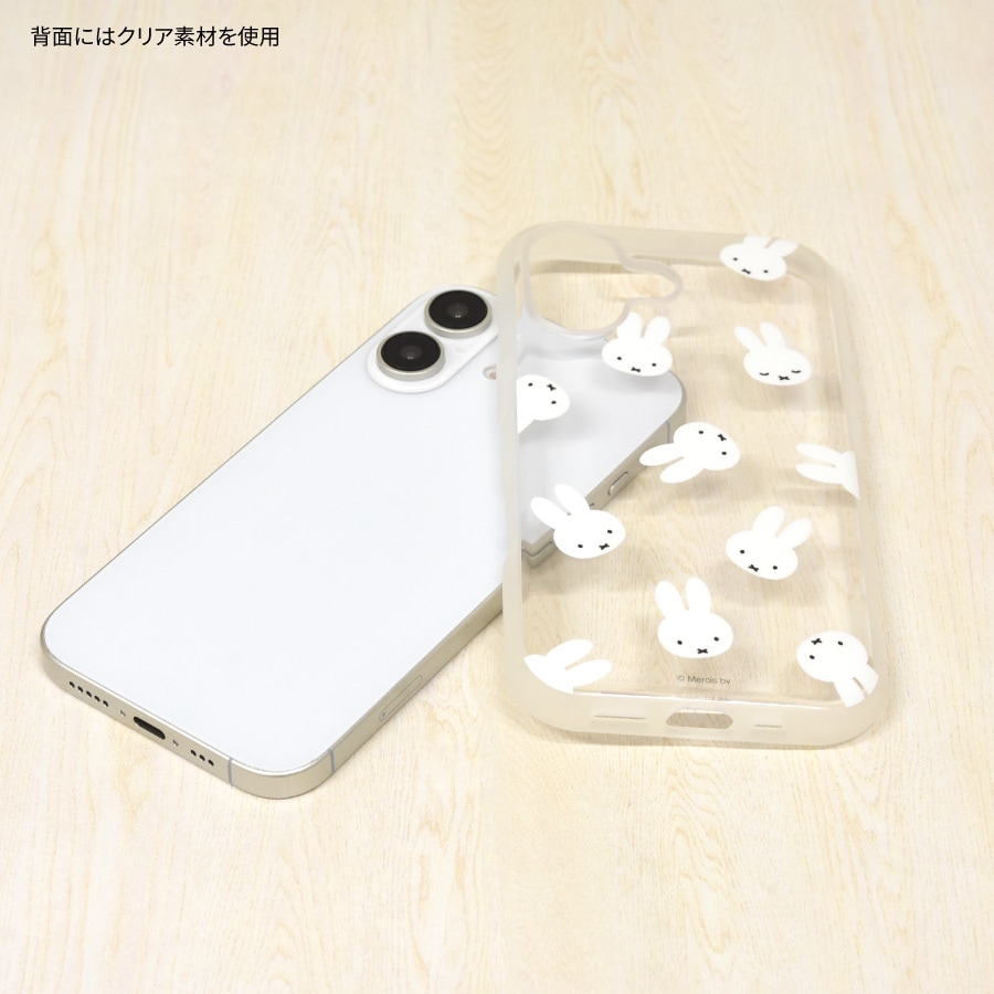 ミッフィー IIIIfit Clear iPhone16 対応 ケース