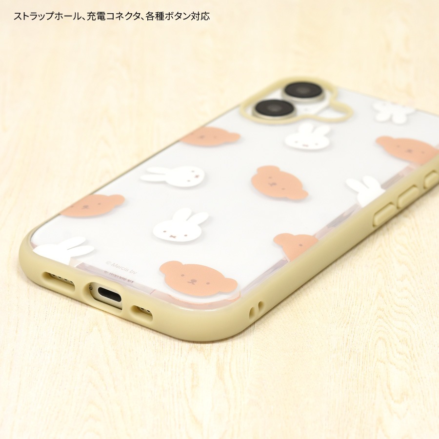 ミッフィー IIIIfit Clear iPhone16 対応 ケース