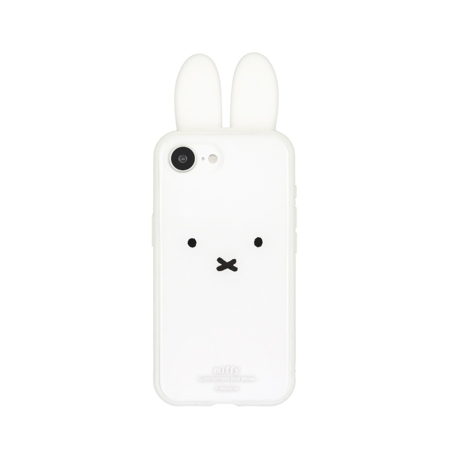 ミッフィー フレーム IIIIfit Clear iPhone16e 対応 ケース