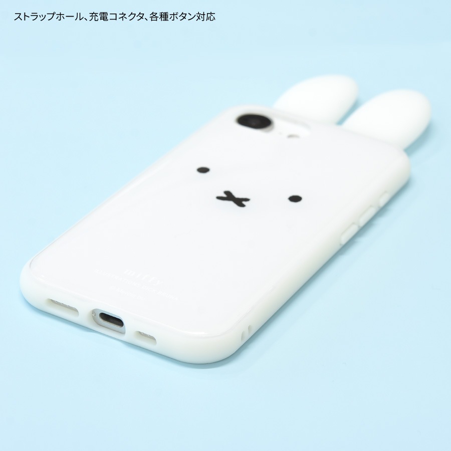 ミッフィー フレーム IIIIfit Clear iPhone16e 対応 ケース