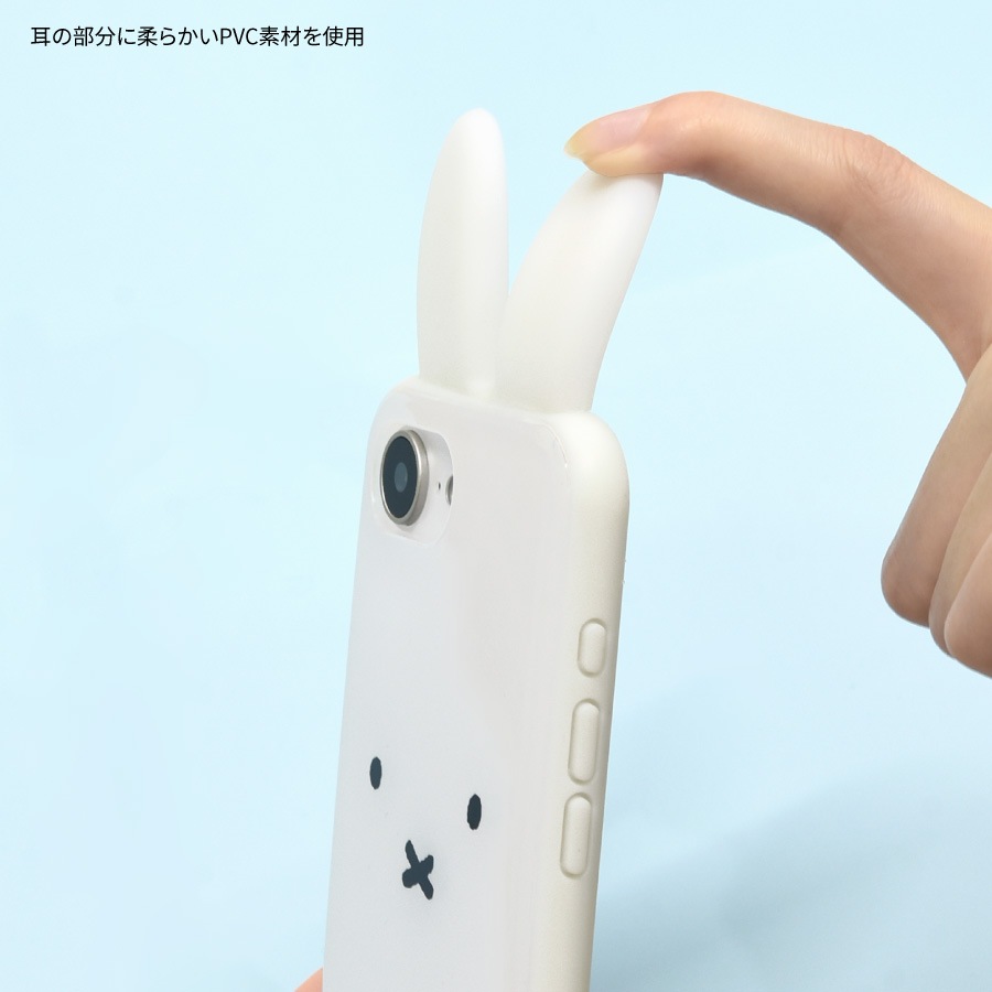 ミッフィー フレーム IIIIfit Clear iPhone16e 対応 ケース