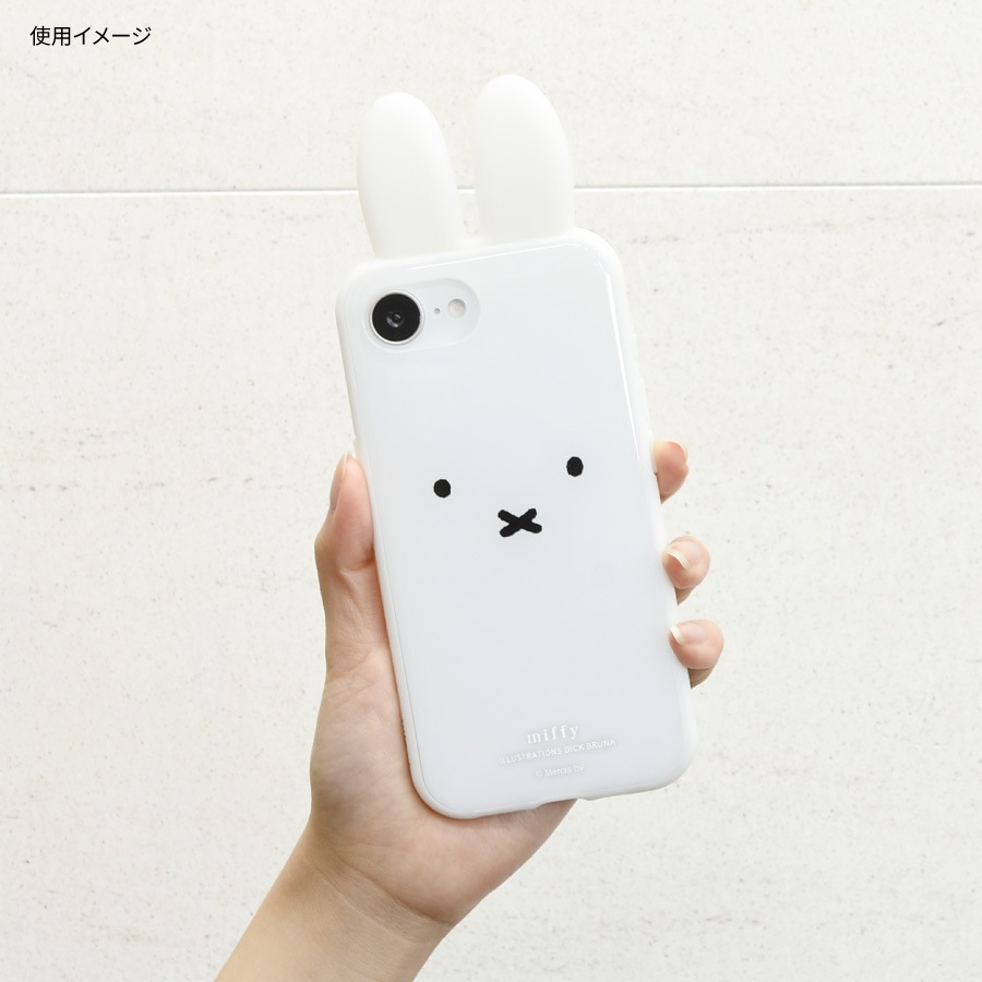 ミッフィー フレーム IIIIfit Clear iPhone16e 対応 ケース