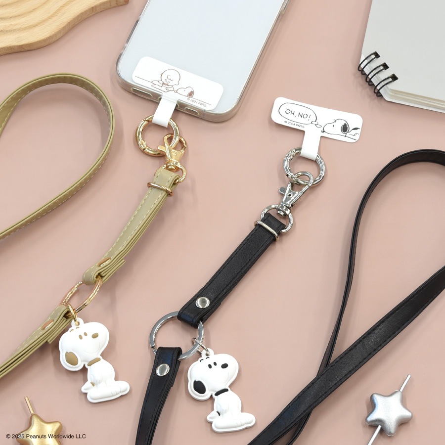 ピーナッツ スヌーピー マルチリングプラス ネックストラップ