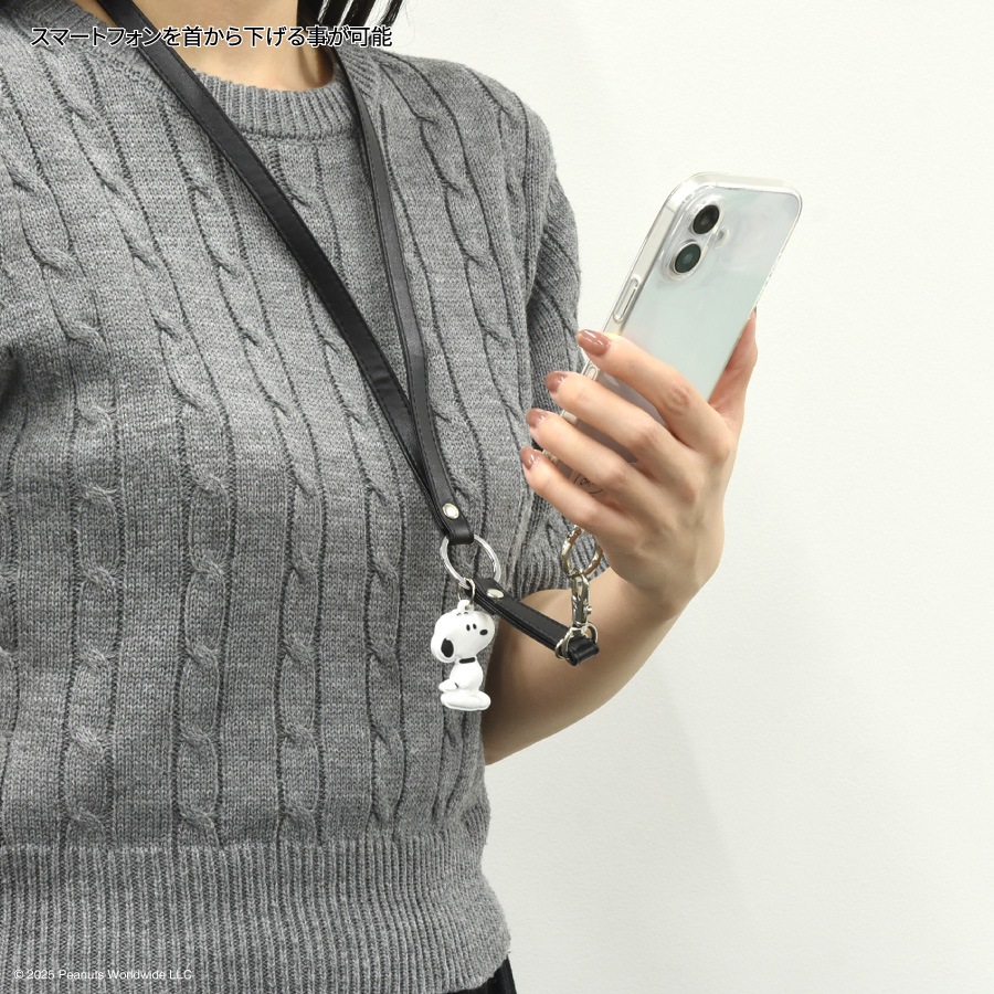 ピーナッツ スヌーピー マルチリングプラス ネックストラップ