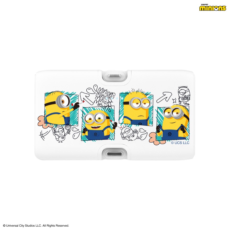 『怪盗グルー／ミニオンズ』シリーズ Lightning / Type-C コネクタ付き リチウムイオン充電器 4000mAh