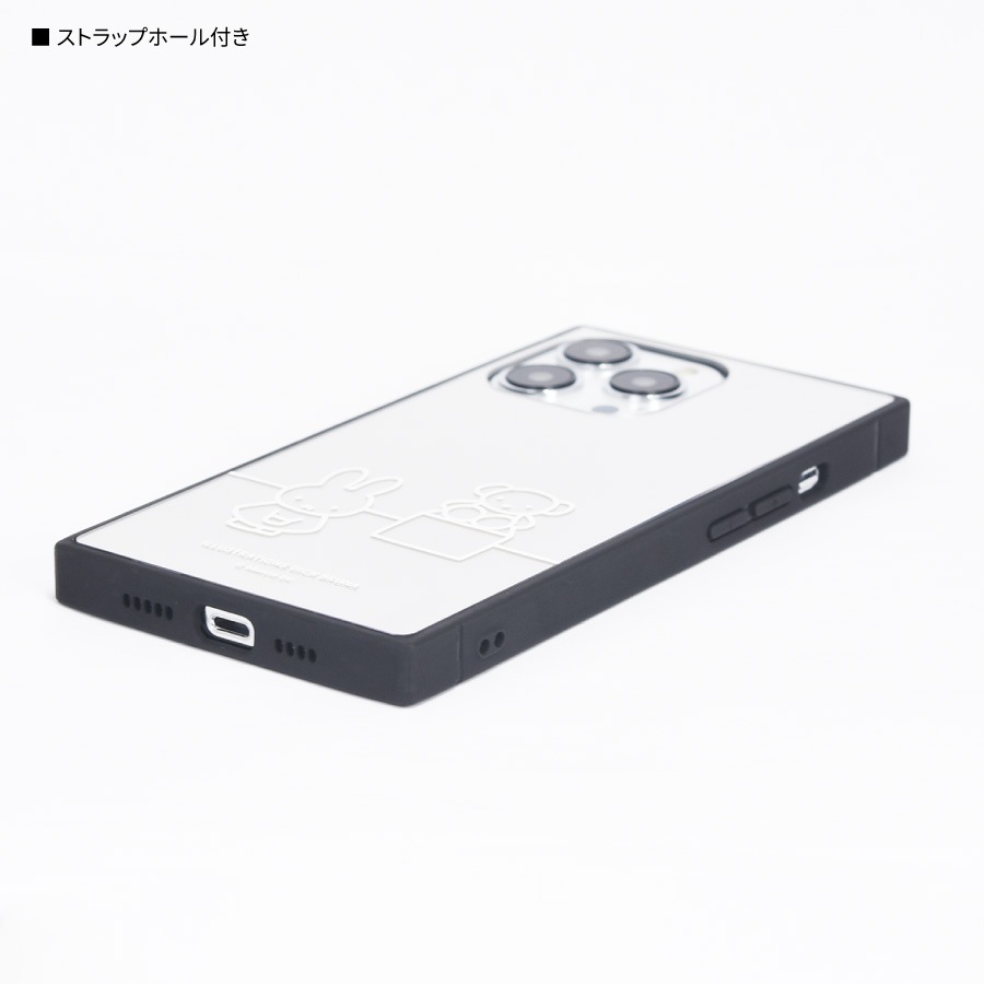 ミッフィー iPhone13 Pro対応 スクエアミラーケース | ま行