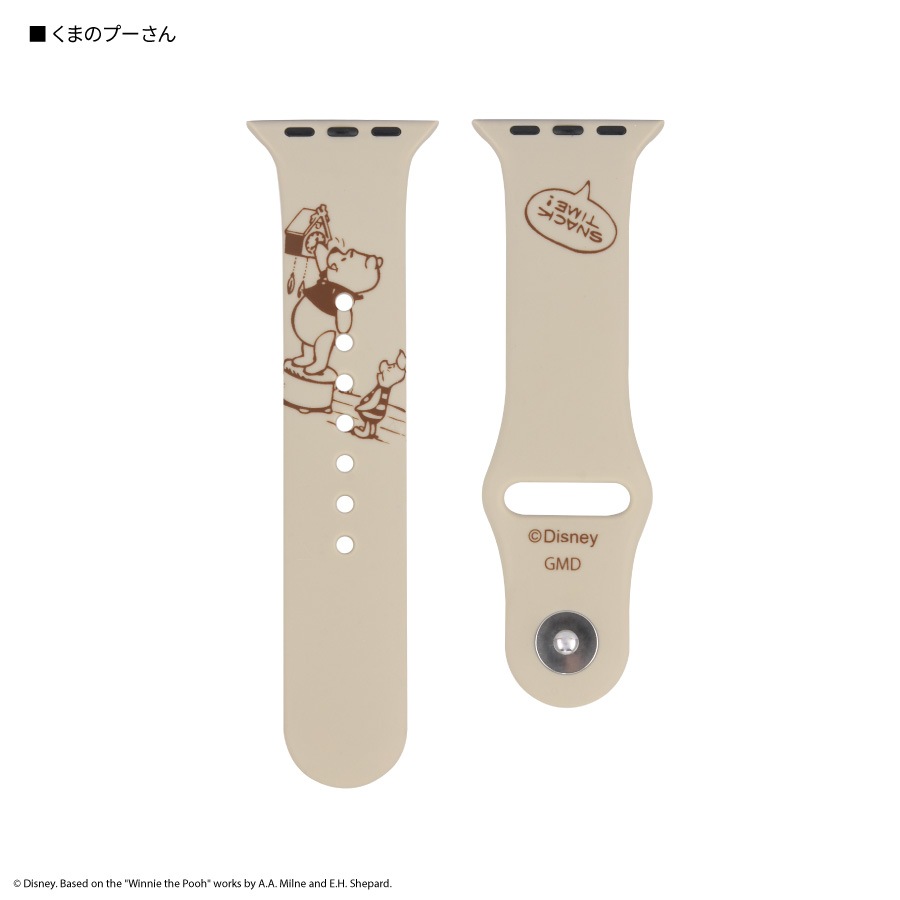 ディズニーキャラクター、ピクサーキャラクター ／ Apple Watch 41/40/38mm 対応 シリコンバンド