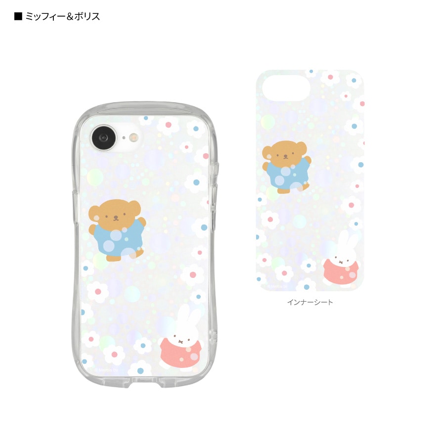 ミッフィー iPhone16e 対応 クリスタルクリアケース