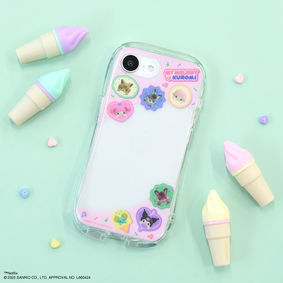 マイメロディ　スイートラブリーシリーズ　ポシェット　モバイルケース マイメロディ - マイメロ スイートラブリーシリーズ ポシェット
