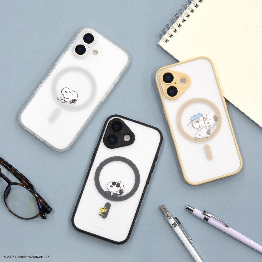 ピーナッツ スヌーピー IIIIfit プランプフレーム iPhone17 MagSafe 対応 ケース